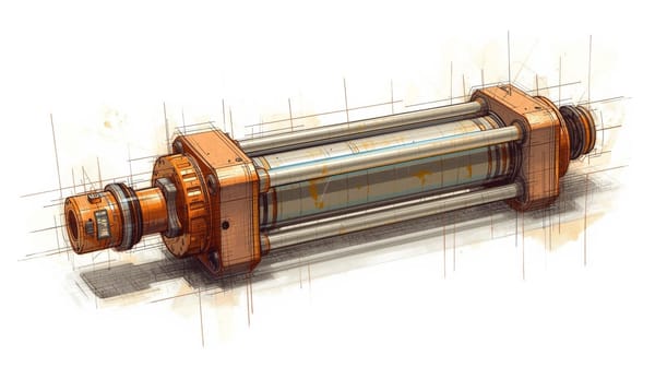 Einfachwirkender Zylinder